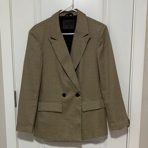 Blank NYC Checkered Blazer